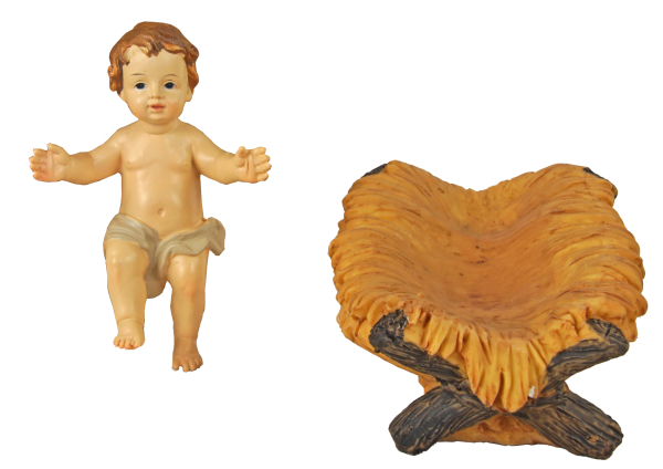 Exklusives Krippenfiguren-Set K 187 - Höhe ca. 30 cm - 12 tlg.
