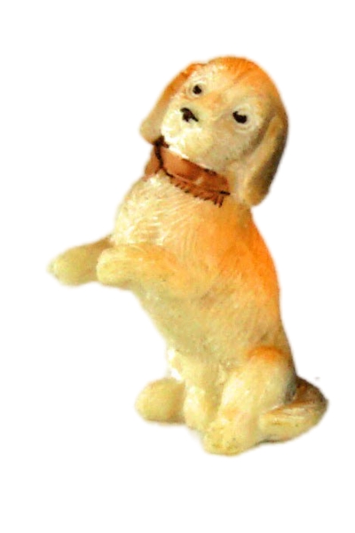 Handbemalte Krippenfiguren Hunde 3-tlg., ca. 2,5 cm