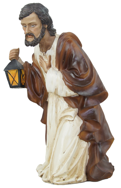 Krippenfiguren Heilige Familie  K101-4 – Maria, Josef & Jesuskind – herausnehmbares Jesuskind