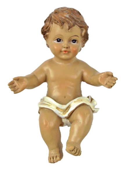 Krippenfiguren Heilige Familie  K101-4 – Maria, Josef & Jesuskind – herausnehmbares Jesuskind