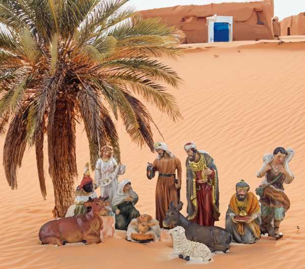 Orientalischer Krippenfigurensatz K 203 - ca. 10 cm – liebevoll handbemalt & detailreich gestaltet