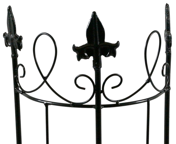 Preview: Halbrundes Rankgitter Malaga klein ca. 122 cm - Gartendekoration