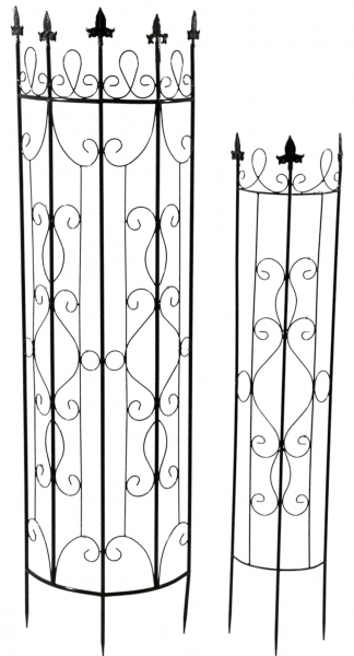 Halbrundes Rankgitter Malaga klein ca. 122 cm - Gartendekoration