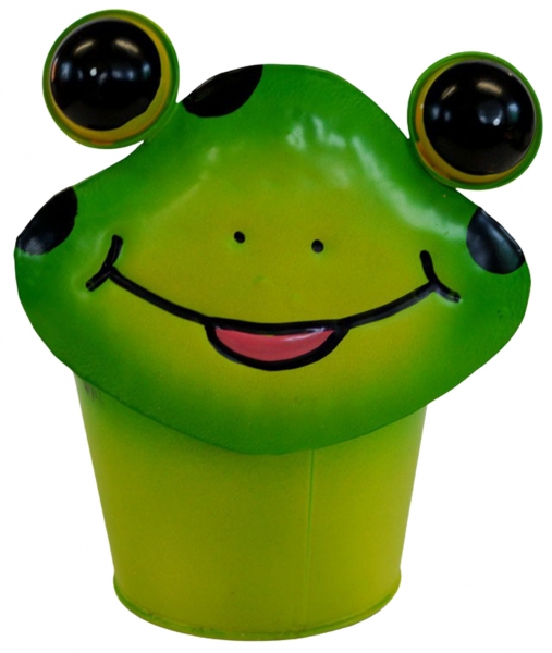 Blumentopf Frosch - Gartendekoration