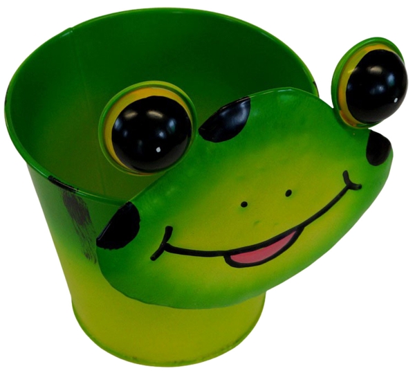 Blumentopf Frosch - Gartendekoration