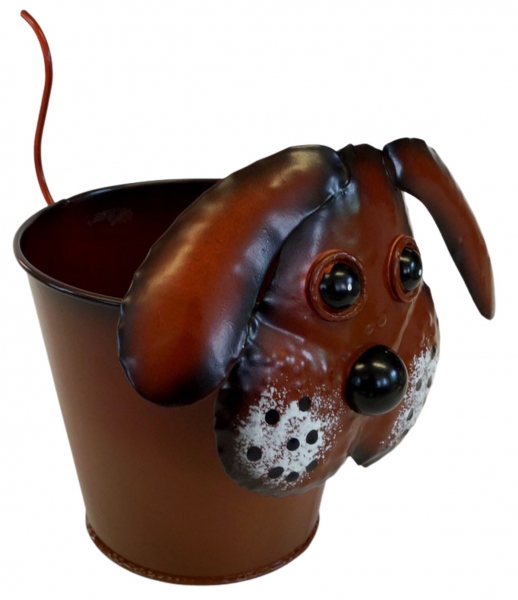 Blumentopf Hund - Gartendekoration