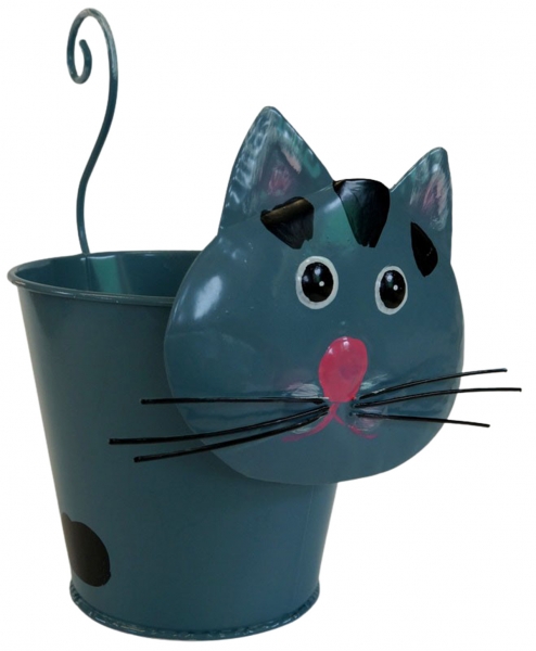Blumentopf Katze - Gartendekoration