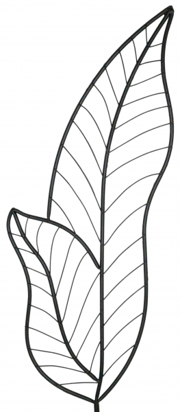 Preview: Rankgitter Rankblatt klein ca. 120 cm - Gartendekoration