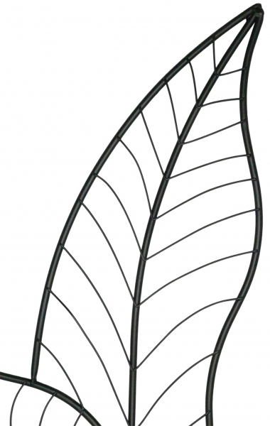 Preview: Rankgitter Rankblatt klein ca. 120 cm - Gartendekoration