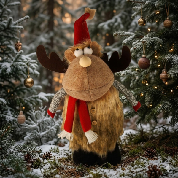 Bezauberndes Rentier Torge rot