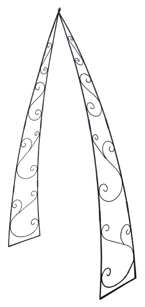 Rosenbogen Lilia ca. 230 cm - Gartendekoration