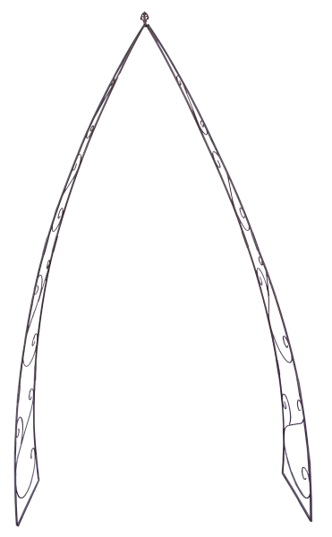 Preview: Rosenbogen Lilia ca. 230 cm - Gartendekoration