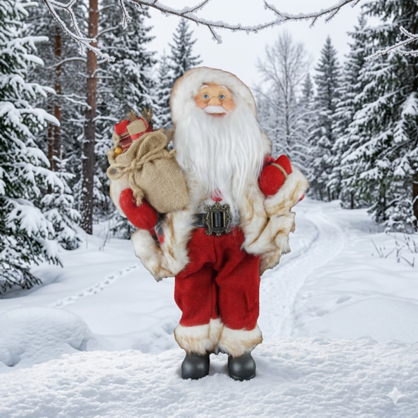 Weihnachtlicher Santa Oscar - Höhe ca. 45 cm