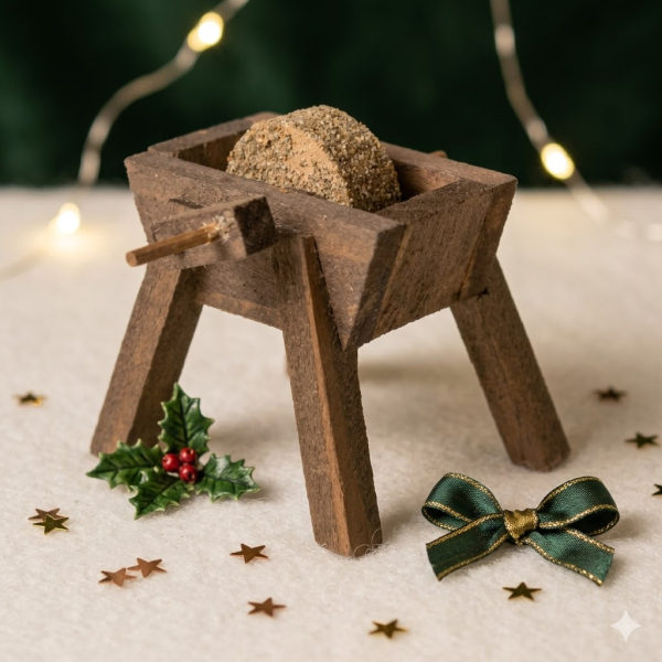 Schleifbock klein - Krippenzubehör, ca. 4,5 cm