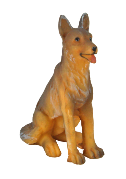 Preview: Schäferhund-Familie – Liebevolle Krippenfiguren für Ihre Weihnachtskrippe T 044-12