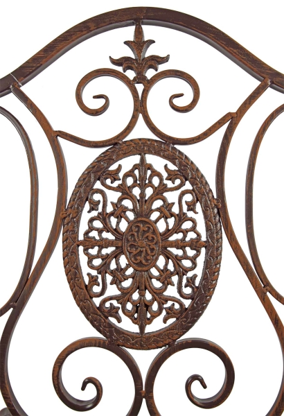 Preview: Schaukelstuhl aus Metall - Gartenmöbel Sitzgarnitur