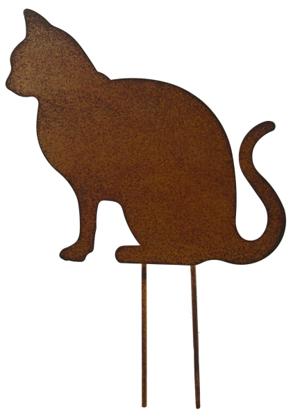 Wunderschönes Katzentrio - Beetstecker 3er Set