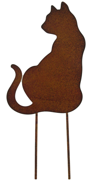 Wunderschönes Katzentrio - Beetstecker 3er Set