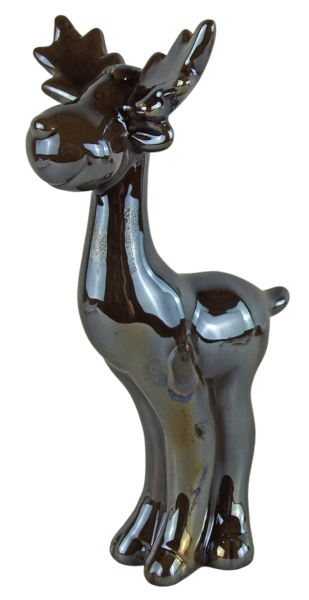2er Set Elegante Elche ca. 22 cm - Weihnachtsdekoration