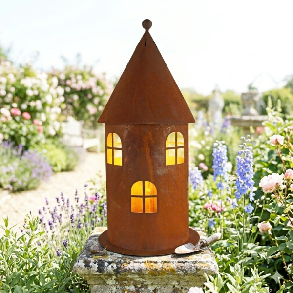 Zauberhaftes Windlicht Turm