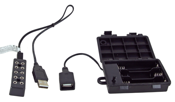 LED-Batteriebox mit USB-Anschluss und Timerfunktion – flexible Stromversorgung für Ihre Dekoration