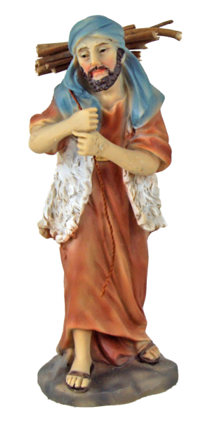 Preview: Krippenfigur Esel mit Hirte K936-1 – Detaillierte Zusatzfiguren für eine lebendige Weihnachtskrippe
