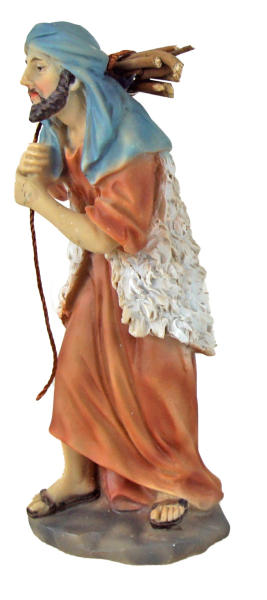 Preview: Krippenfigur Esel mit Hirte K936-1 – Detaillierte Zusatzfiguren für eine lebendige Weihnachtskrippe