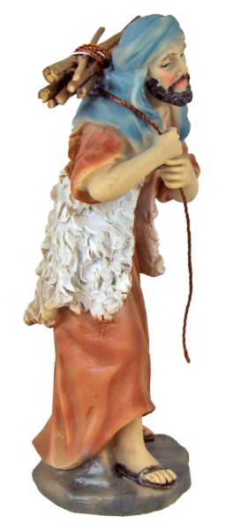 Krippenfigur Esel mit Hirte K936-1 – Detaillierte Zusatzfiguren für eine lebendige Weihnachtskrippe