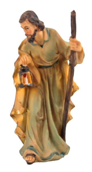 Preview: Heilige Familie K 004-01 ca. 8 cm - 4-tlg. – Zauber der Heiligen Nacht