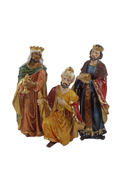 Preview: Wunderschöne Krippenfiguren 11-tlg., ca. 45 cm,  2925