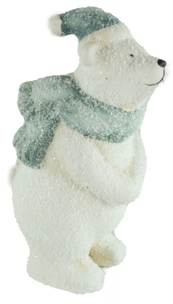 2er Set Bezaubernde Eisbären ca. 17 cm - Weihnachtsdekoration
