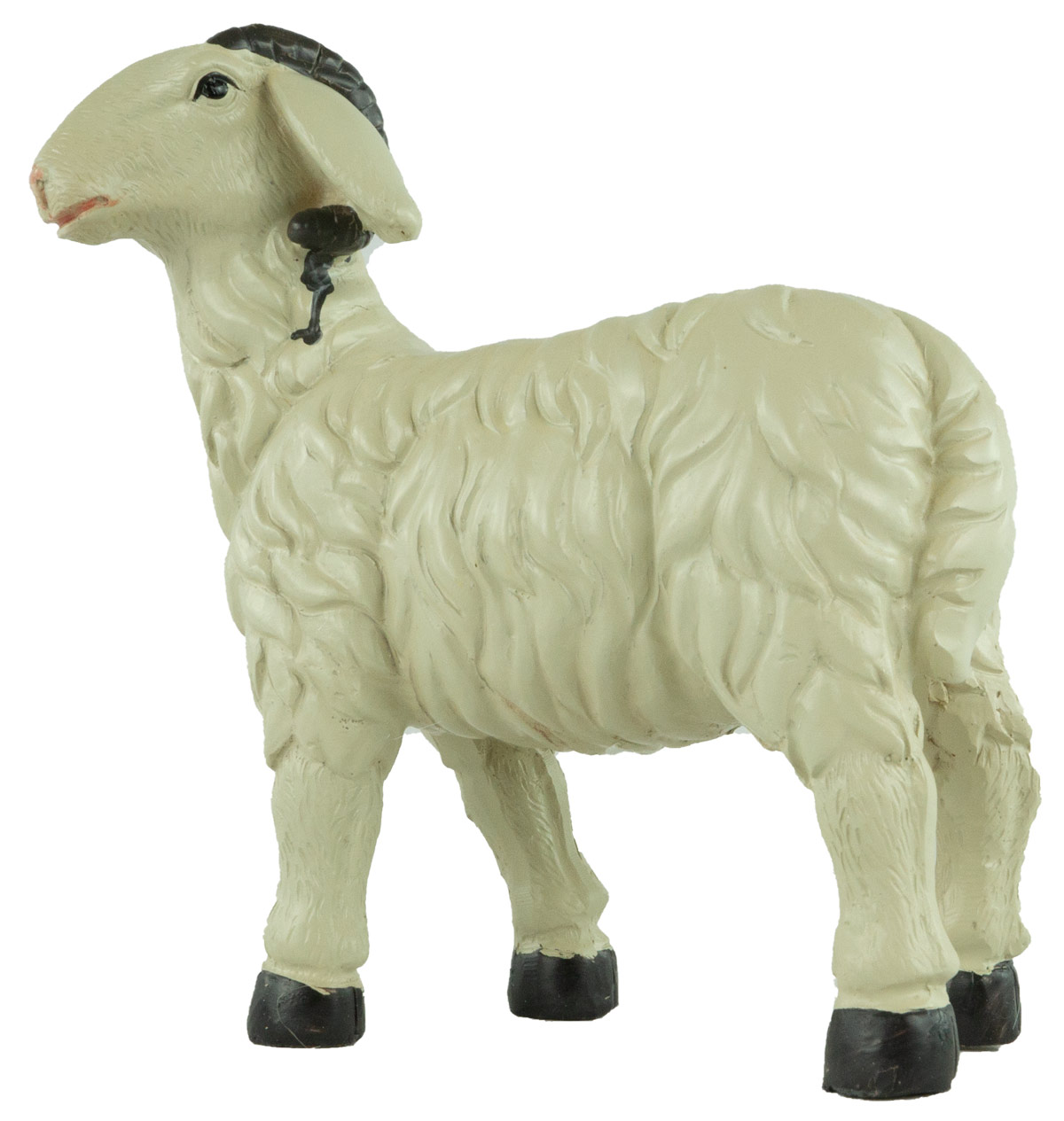 Krippenfiguren Ziegenherde Ziege weiß stehend für Figuren ca.12 cm
