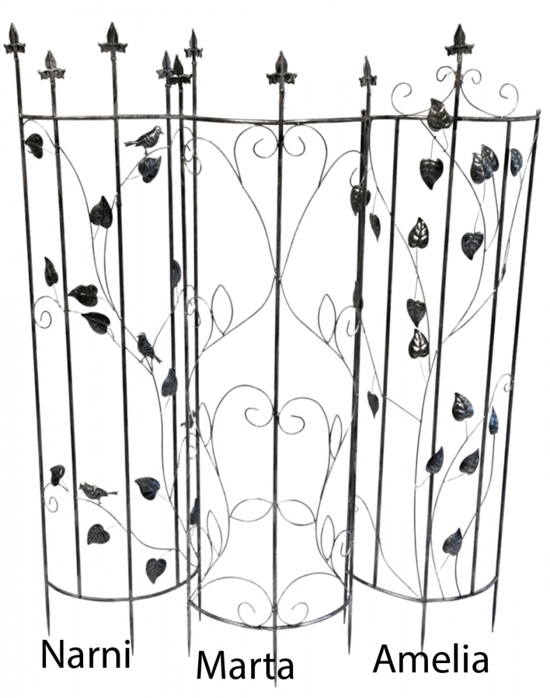 Halbrundes Rankgitter Amelia ca. 148 cm - Gartendekoration