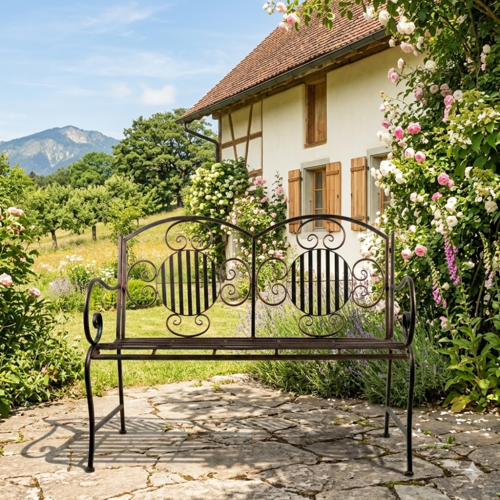 Nostalgische Gartenbank „Culta“ – Romantischer Charme für Ihre Wohlfühloase