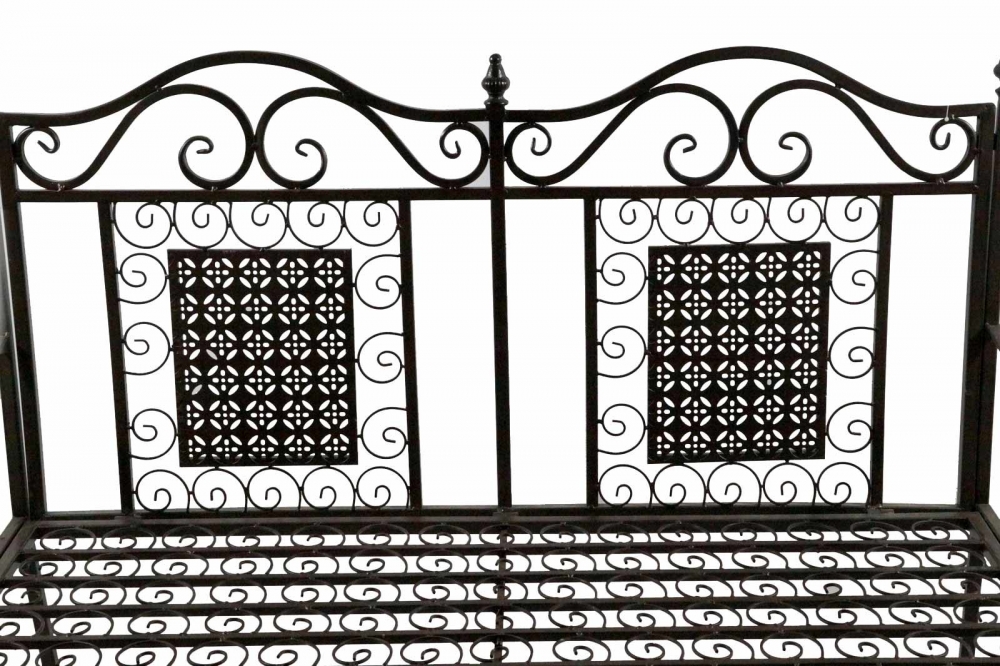 Sitzgarnitur Santos aus Metall klappbar 4-tlg. - Gartenmöbel Sitzgarnitur