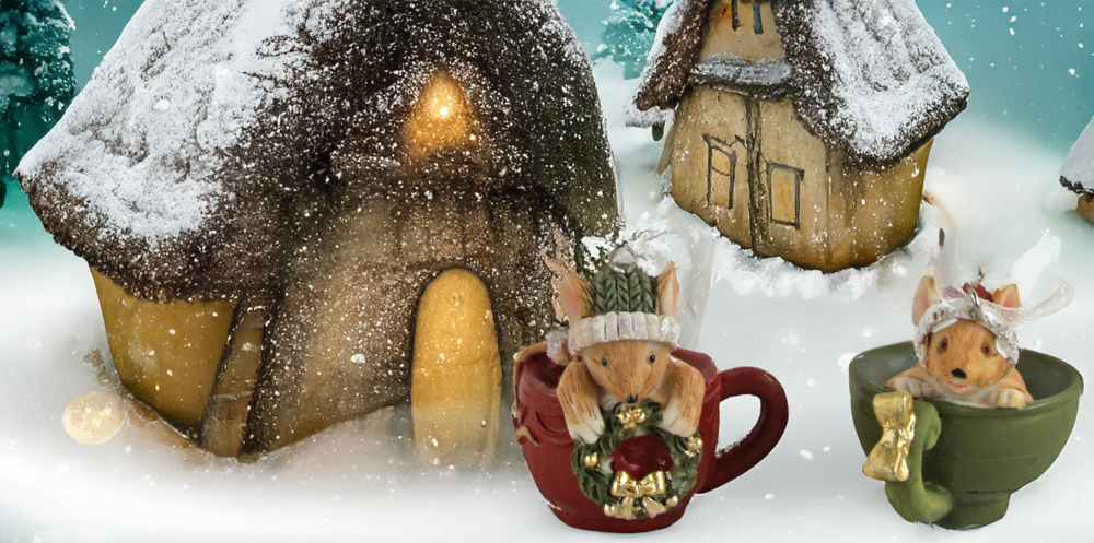 Weihnachtshänger „Mäuse in Tassen“ – kleine Freunde für große Herzensmomente