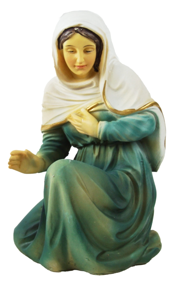 Wunderschöne Krippenfiguren Heilige Familie 4-tlg., ca. 24 cm, K 202-01