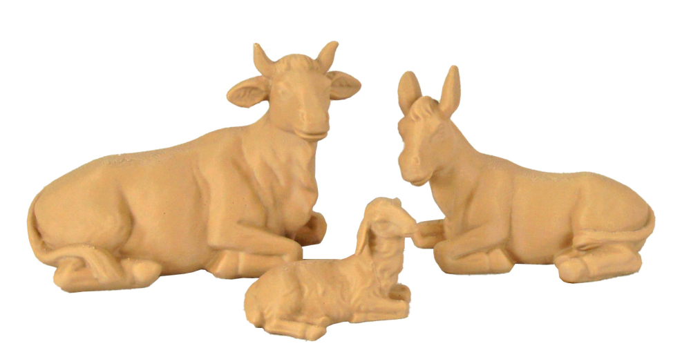 Krippenfiguren zum Selbstbemalen – 7-teiliges Krippenset aus Bayern aus dem 3D-Drucker