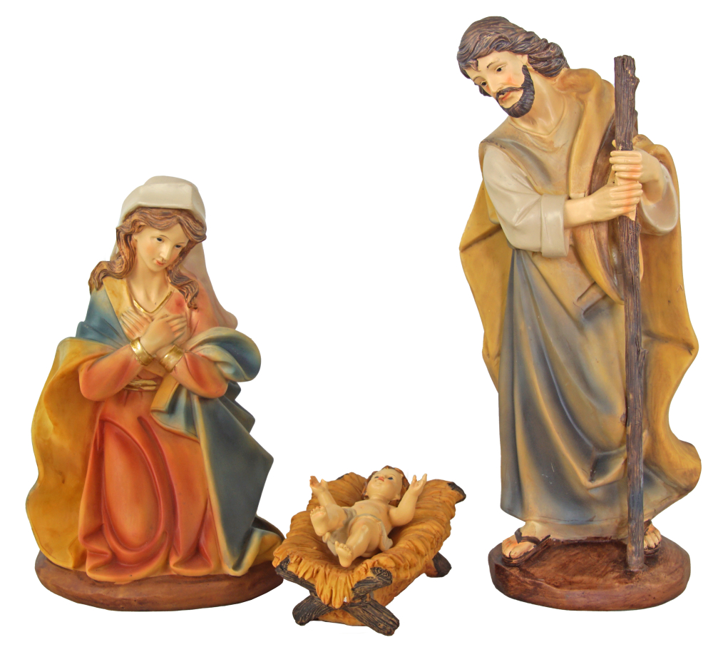 Exklusives Krippenfiguren-Set K 187 - Höhe ca. 30 cm - 12 tlg.
