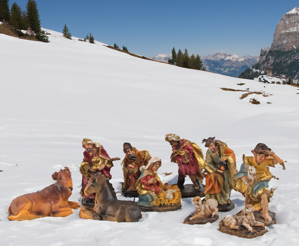 Traditionelles Krippenfiguren-Set K 445– Weihnachten zum Leben erweckt