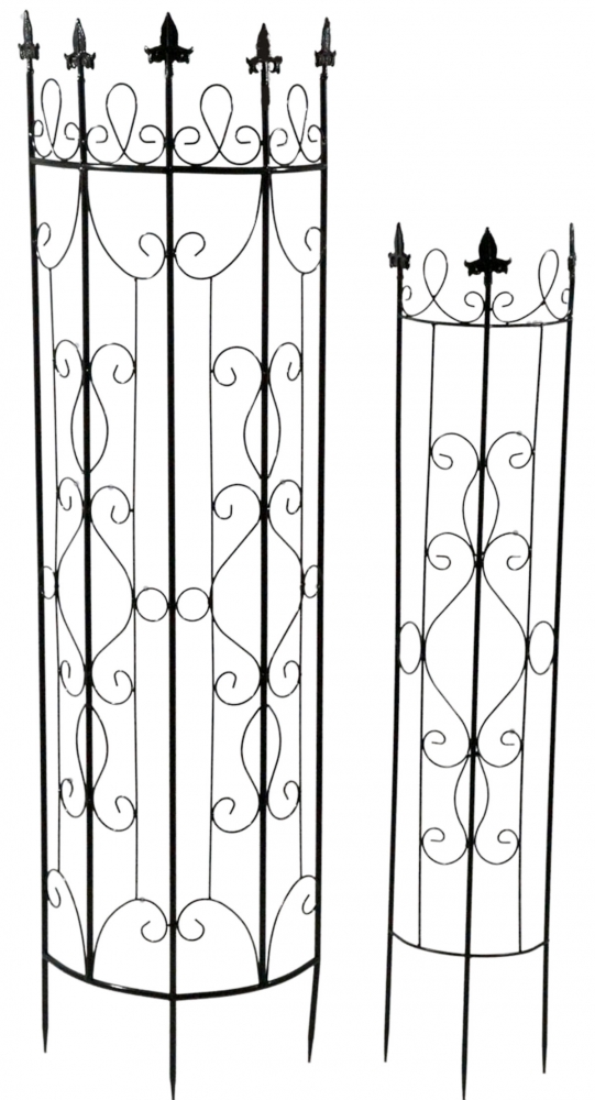 Halbrundes Rankgitter Malaga groß ca. 148 cm - Gartendekoration