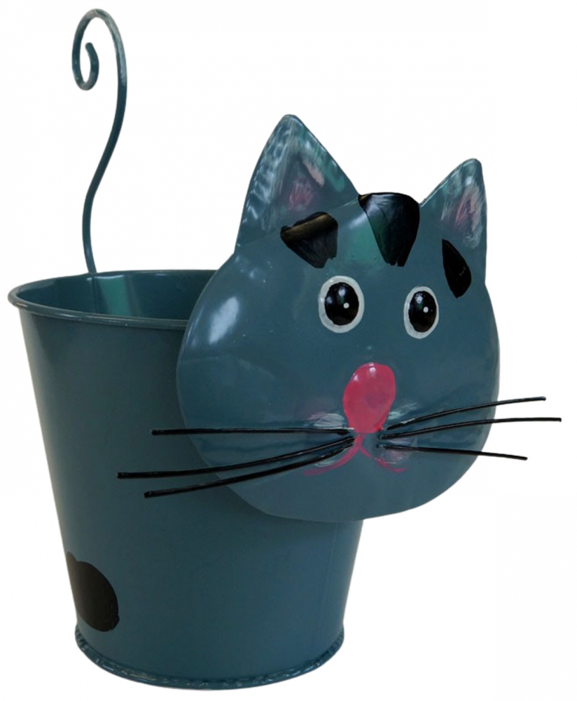 Blumentopf Katze - Gartendekoration