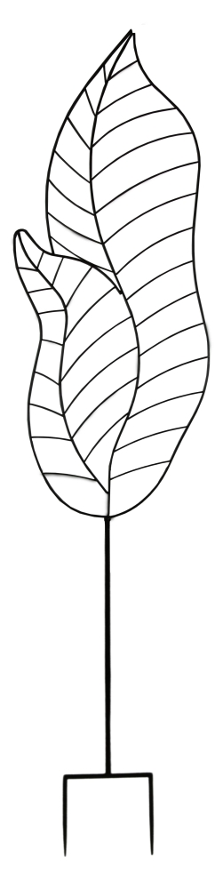 Rankgitter Rankblatt groß ca. 166 cm - Gartendekoration