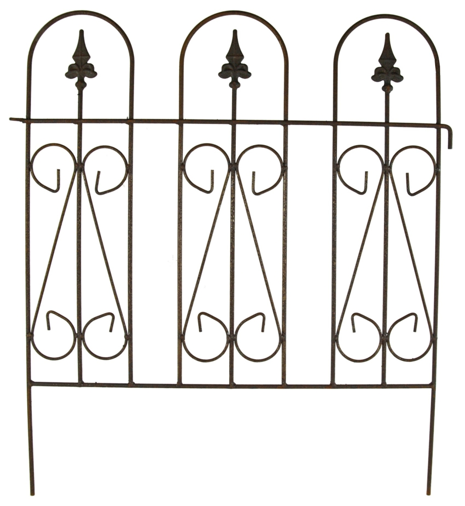Rankzaun / Steckzaun / Beetbegrenzung 3 Bögen ca. 65 cm - Gartendekoration