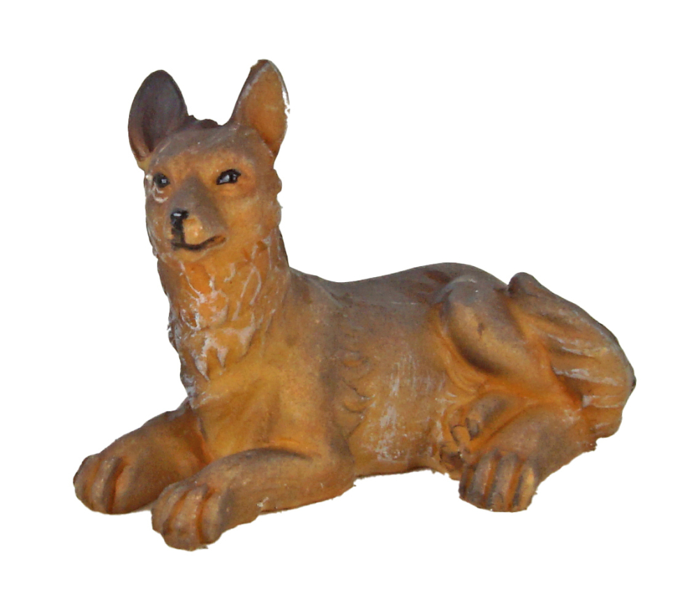 Schäferhund-Familie – Liebevolle Krippenfiguren für Ihre Weihnachtskrippe T 044-12