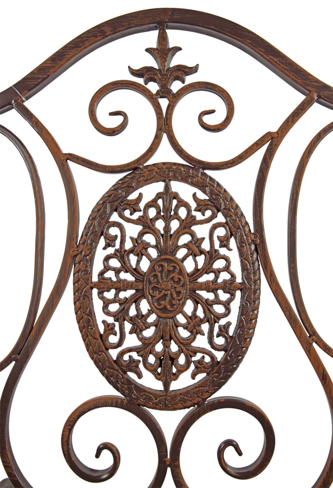 Schaukelstuhl aus Metall - Gartenmöbel Sitzgarnitur