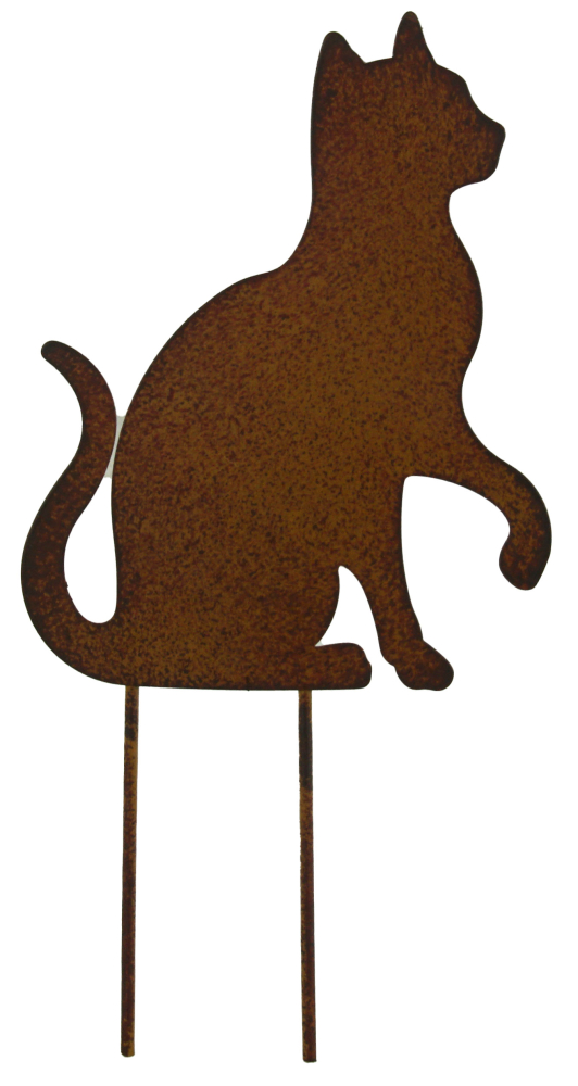 Wunderschönes Katzentrio - Beetstecker 3er Set