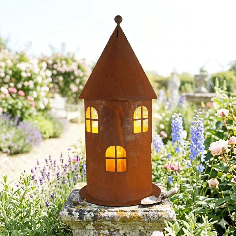 Zauberhaftes Windlicht Turm