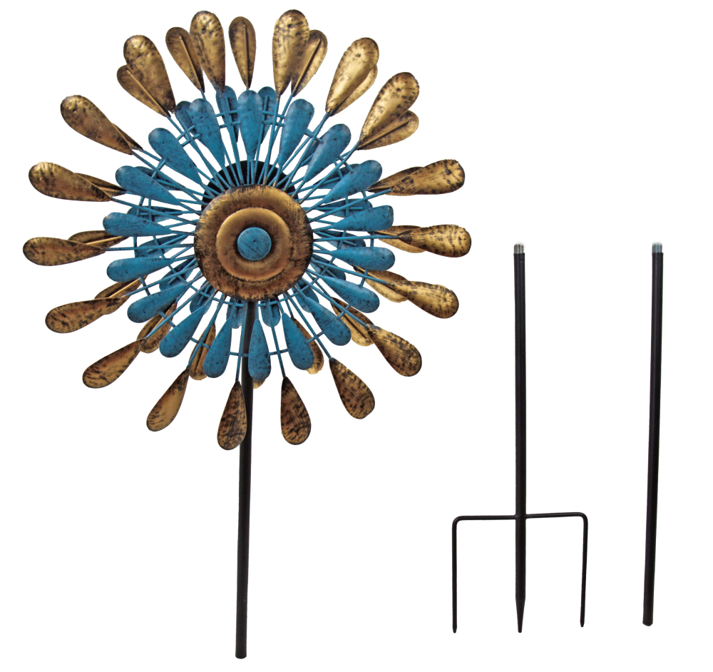 Elegantes Windrad – Kunstvolles Design aus Metall für Ihren Garten