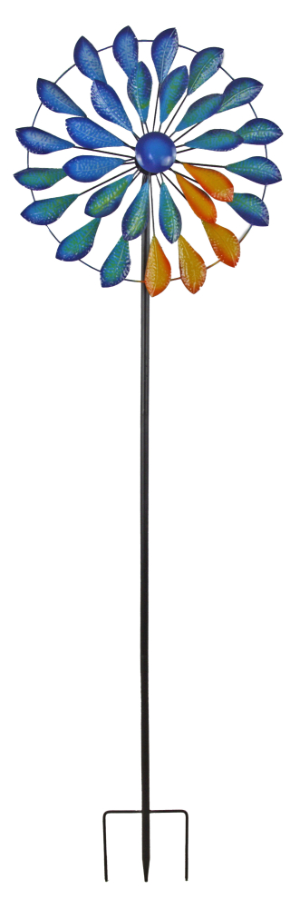 Buntes Windspiel im Blätter-Design – Farbtupfer für Ihren Garten